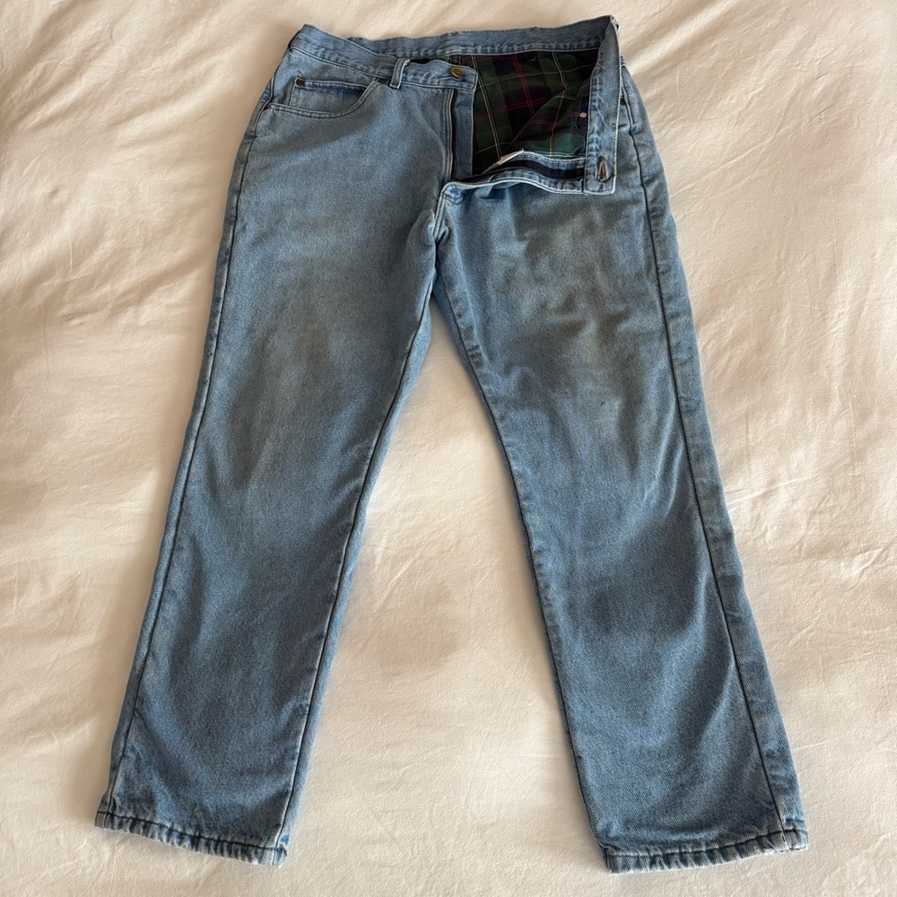 Vintage L.L. Bean Flannel-Lined Jeans